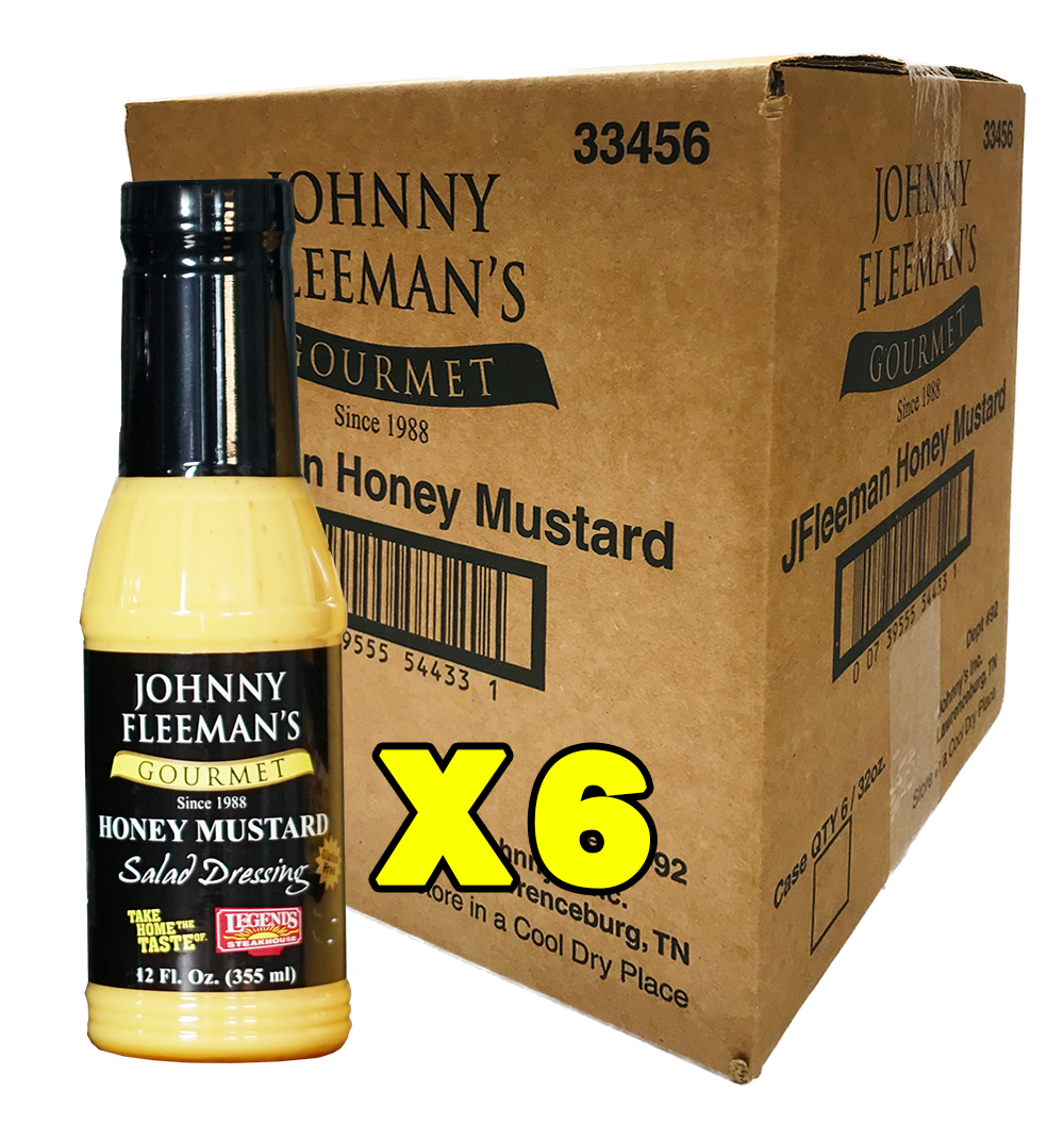 Johnny Fleeman's Honey Mustard Dressing - 12oz. Case (6)