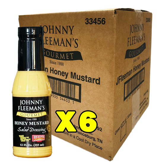 Johnny Fleeman's Honey Mustard Dressing - 12oz. Case (6)