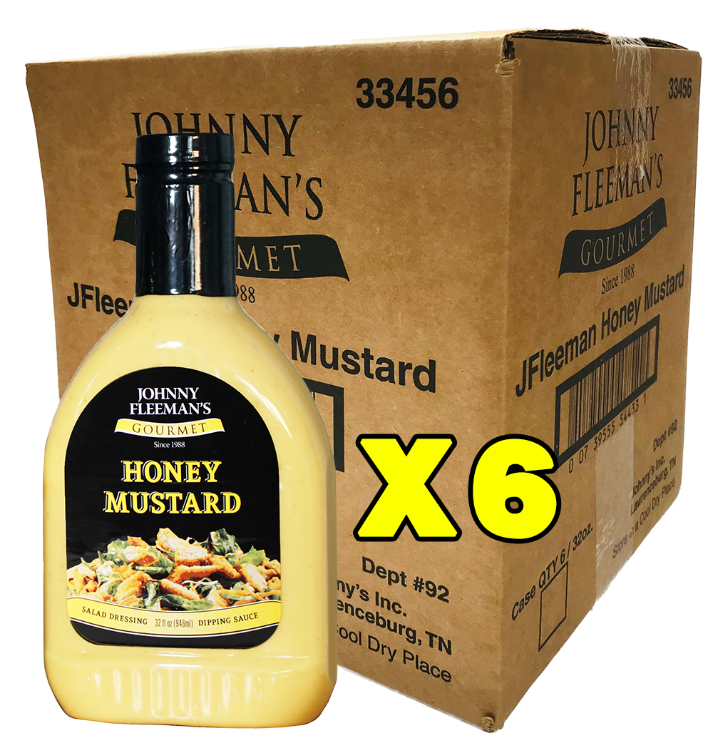 Johnny Fleeman's Honey Mustard Dressing 32oz - Case (6)