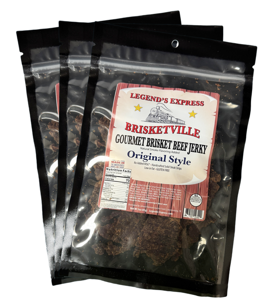 Brisketville Gourmet Brisket Jerky - "Mix Your Own" 3 pack